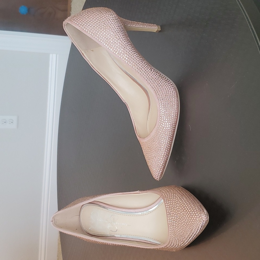 Jessica Simpson Rhinestone Pumps Size 7